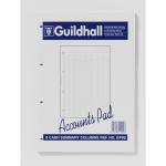 Guildhall Account Pad 8 Cash Column and Summary Punched 4 holes 60 Sheets A4 Ref GP8SZ 081120
