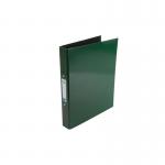 Elba Ring Binder Laminated Gloss Finish 2 O-Ring 25mm Size A4+ Green Ref 400107355 104186