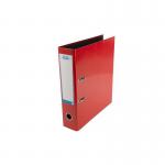 Elba Lever Arch File Laminated Gloss Finish 70mm Capacity A4+ Red Ref 400021004 104208