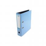 Elba Lever Arch File Laminated Gloss Finish 70mm Capacity A4+ Metallic Blue Ref 400021023 104214
