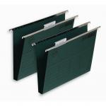 Elba Verticfile Ultimate Suspension File 30mm Wide-base Manilla 240gsm Green Ref 100331114 [Pack 50] 104222