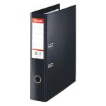 Esselte FSC No. 1 Power Lever Arch File PP Slotted 75mm Spine Foolscap Black Ref 48087 [Pack 10] 108181