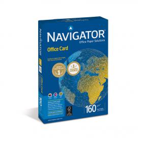 Navigator Office Prem Card FSC High Qlty 160gsm A4 Bright WhtRefNOC1600001[250Shts] 118615