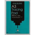 Goldline Heavyweight Tracing Pad 112gsm Acid-free Paper 50 Sheets A3 Ref GPT3A3Z [Pack 5]