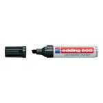 Edding 500 Permanent Marker Chisel Tip 2-7mm Line Black Ref 4-500001 [Pack 10] 122471