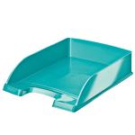 Leitz WOW Letter Tray Ice Blue Ref 52260051 127373