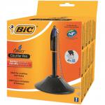 Bic 4 Colour Way Counter Pen Refillable Retractable Medium 1.0mm Tip 0.32mm Line Blue Ref 918515 127474