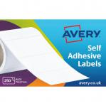 Avery Address Labels Typewriter Roll 76x37mm White Ref AL01 [250 Labels] 132855