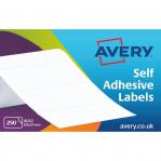 Avery Address Labels Typewriter Roll 89x37mm White Ref AL02 [250 Labels] 132856