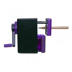 Swordfish Pointi Mechanical Pencil Sharpener Auto-stop 8mm dia. Desk Clamp Black/Purple Ref 40235 137514