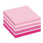 Post-it Note Cube 450 Sheets 76x76mm Pastel Pink/Neon Pink Shades Ref 2028-P