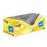 Post-it Note Value Display Pack Dispenser with Pads 76x76mm Yellow Ref 654CY-VP20 [Pack 20]