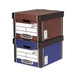 Bankers Box Premium Storage Box Presto Classic Blue FSC Ref7250603 [Pack 12] [12 for the price of 10] 150085