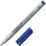 Lumocolour OHP Pen Non Permanent Medium Blue Box 10 315-3 150699