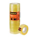 Scotch 508 Clear Tape 19mmx33m Clear Ref 7000033901 [Pack 8] 151573