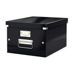 Leitz Click & Store Collapsible Storage Box Medium For A4 Black Ref 60440095 157582