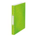 Leitz FSC WOW Ring Binder 2 D-Ring 25mm Size A4 Green Ref 42410054 [Pack 10] 157586