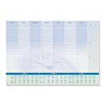 Sigel Desk Pad Calendar Planner 30 Sheets 595x410mm Light Blue Ref HO350 162001