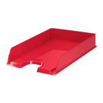Rexel Choices Letter Tray PP A4 254x350x61mm Red Ref 2115599
