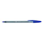 BIC Cristal Exact Ballpoint Pens Ultra Fine 0.7mm Tip Blue Ref 992605 [Pack 20] 165661