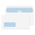 Blake Premium Office Envelopes Wallet P&S Window 120gsm DL Ultra White Wove Ref 32216 [Pack 500]