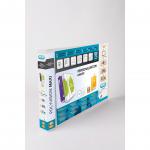Oxford Polyvision Maxi Presentation Binder Polyprop 4D-Ring 30mm L/scape A3 Clr Ref 100080803 [Pack 5] 208083