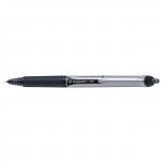 Pilot Hi-Techpoint V5 RT Rollerball Pen Retractable 0.5mm Tip 0.3mm Line Black Ref 105101201 [Pack 12] 217588