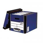 Bankers Box Premium Storage Box (Presto) Tall Blue FSC Ref 7260602 [Pack 10] 220843