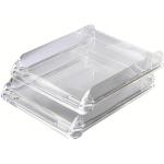 Rexel Nimbus Letter Tray Self-stacking Acrylic Clear Ref 2101504 276615