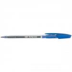 BIC Cristal Clic Ball Pen Retractable Medium 1.0mm Tip 0.32mm Line Blue Ref 850733 [Pack 20] 287470