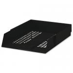 5 Star Office Letter Tray High-impact Polystyrene Foolscap Black 295829