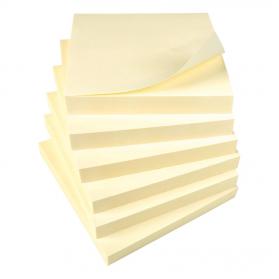 5 Star Office Re-Move Notes Repositionable Pad of 100 Sheets 76x76mm Yellow [Pack 12] 296638