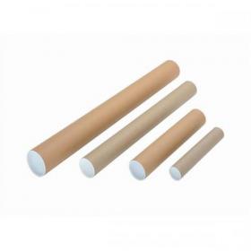 Postal Tube Cardboard with Plastic End Caps A4-A3 L330xDia.50mm RBL10518 [Pack 25] 321142