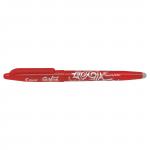 Pilot FriXion Rollerball Pen Eraser Rewriter Medium 0.7mm Tip 0.35mm Line Red Ref 224101202 [Pack 12] 322944