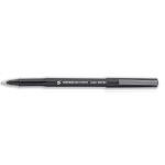5 Star Office Rollerball Pen Fine 0.5mm Tip 0.3mm Line Black [Pack 12] 330194