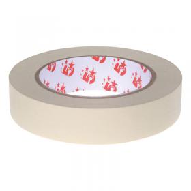 5 Star Office Masking Tape Crepe Paper 25mm x 50m [Pack 6] 330348