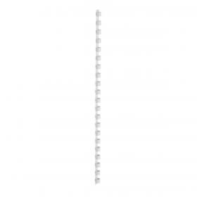5 Star Office Binding Combs Plastic 21 Ring 45 Sheets A4 8mm White [Pack 100] 330690