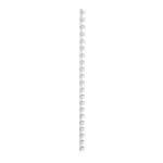 5 Star Office Binding Combs Plastic 21 Ring 65 Sheets A4 10mm White [Pack 100] 330739