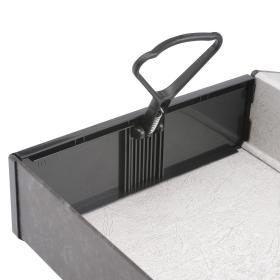 5 Star Office Box File 75mm Spine Lock Spring Foolscap Marbled 333301