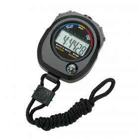 Stopwatch Water Resistant Battery Operated Black 391206