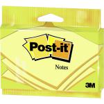 Post-it 76 x 127mm Canary Yellow Notes (Pack of 12) 6830Y 3M23460