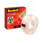 Scotch Crystal Tape Multipurpose 19mm x 33m Clear Glossy 600 3M26192