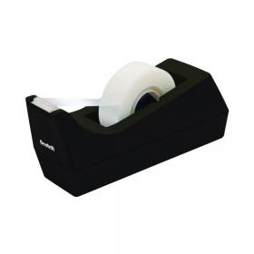 Scotch Non-Slip Desktop Tape Dispenser Black Plastic C38 3M66104