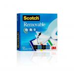 Scotch Removable Magic Tape 811 19mm x 33m 8111933 3M66228