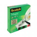 3M Scotch Magic Tape 810 12mm x 66m (Pack of 2) 8101266 3M66725