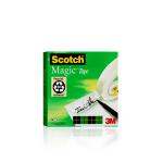 Scotch Magic Tape 810 Solvent-Free 19mmx66m Transparent 8101966 3M66726