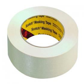 Scotch White 48mmx50m Masking Tape (Pack of 6) 201E48I 3M83154
