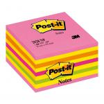 Post-it Note Sticky Notes Cube 76x76mm Neon 350 Sheets 2028NP 3M87136