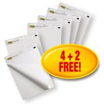 Post-it Super Sticky Plain Easel Pad 635x762mm 30 Sheet White (Pack of 6) 559-V6PK 3M97934