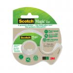 Scotch Magic Tape 19mmx20m Single Roll W/Recycled Dispenser 7100082821 3M98245